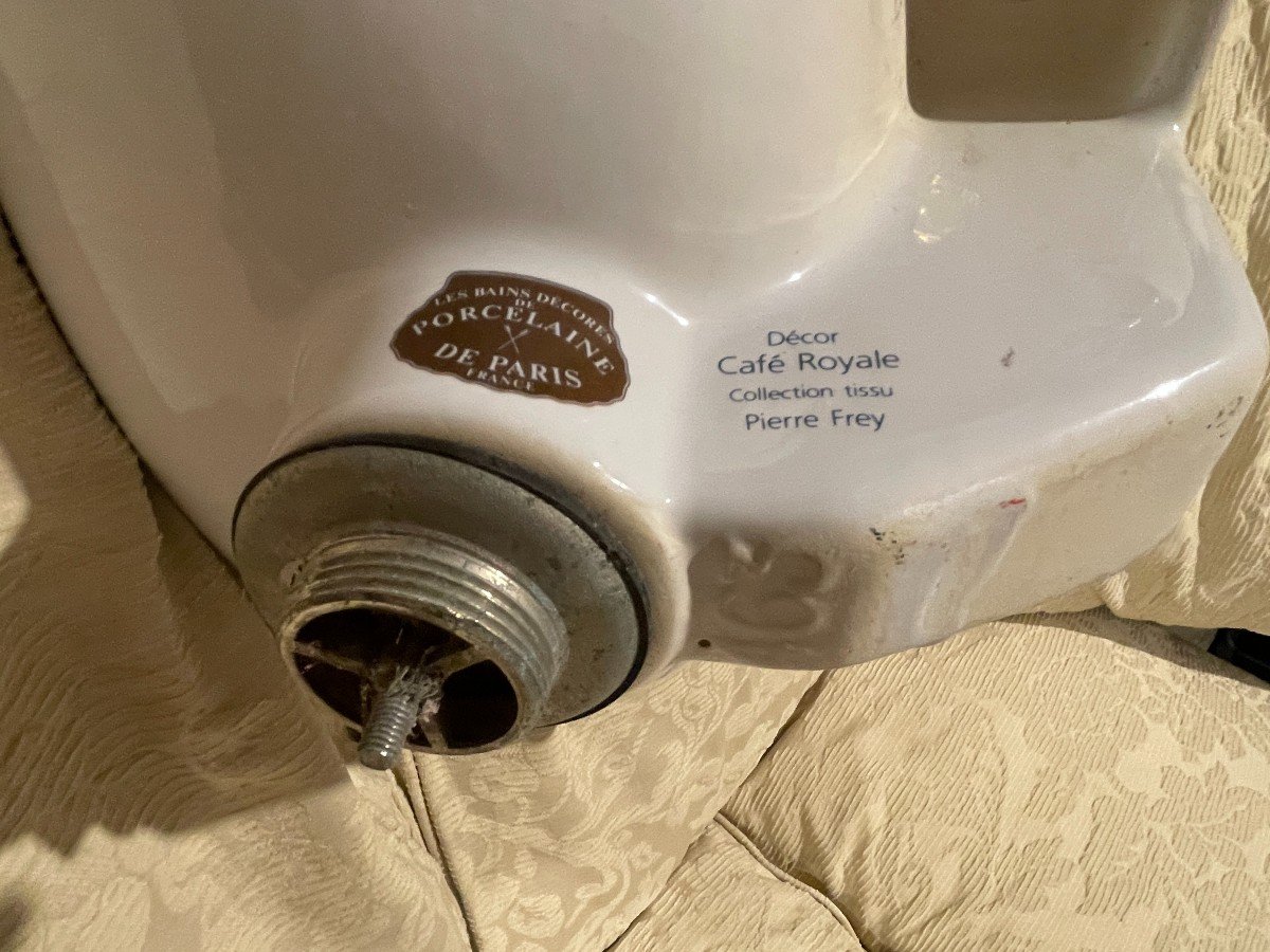 Paris Porcelain Hand Washer With Café Royale Decor -photo-1