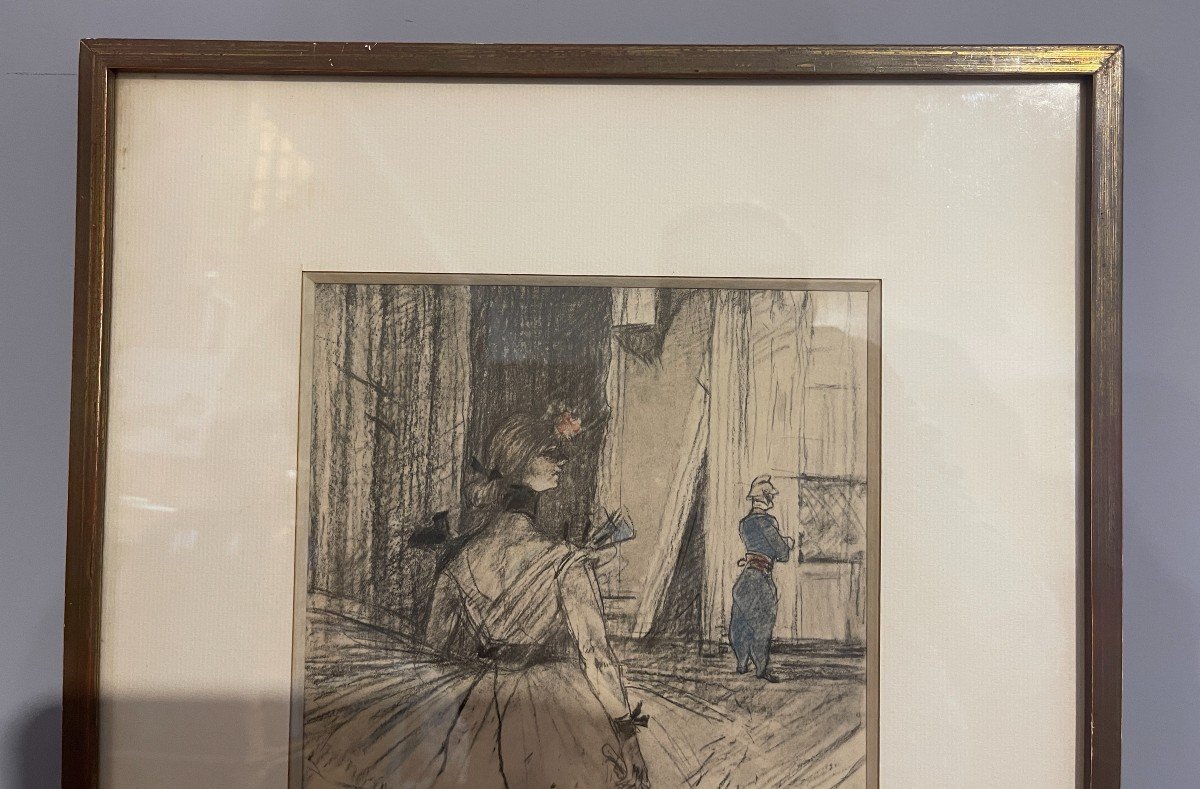 Drawing By Henri Toulouse-lautrec In 1899, Reproduced By Daniel Jacomet -photo-3
