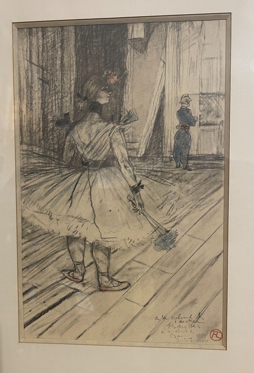 Drawing By Henri Toulouse-lautrec In 1899, Reproduced By Daniel Jacomet -photo-1