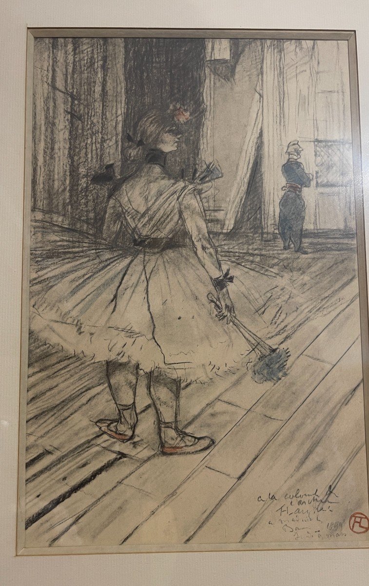 Drawing By Henri Toulouse-lautrec In 1899, Reproduced By Daniel Jacomet -photo-2