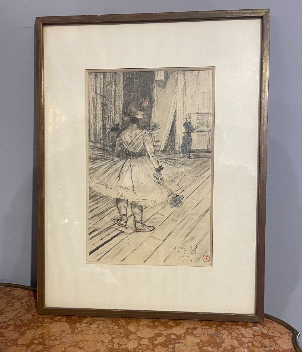 Drawing By Henri Toulouse-lautrec In 1899, Reproduced By Daniel Jacomet 
