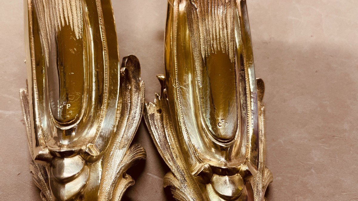Commode à Portes Estampillée Pierre BERNARD + Bronzes Signés C.P.     Epoque 18ème Siècle -photo-2