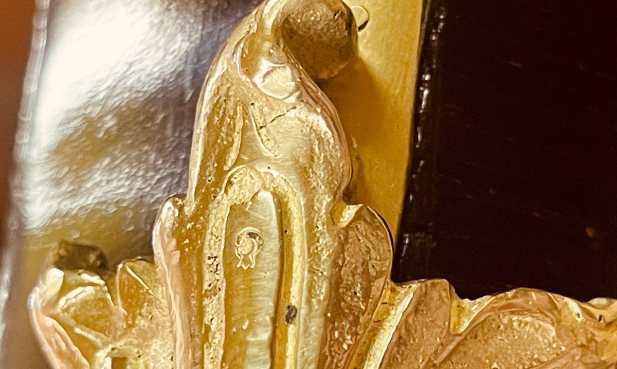 Commode Régence , Bronzes au C. Couronné , Epoque 18ème Siècle -photo-1