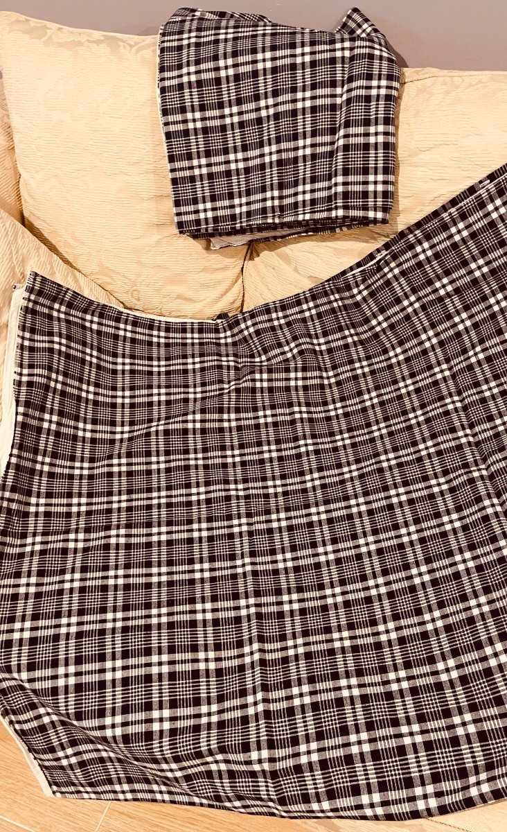 Pair Of Kelsch Covers, Alsatian Fabric -photo-4