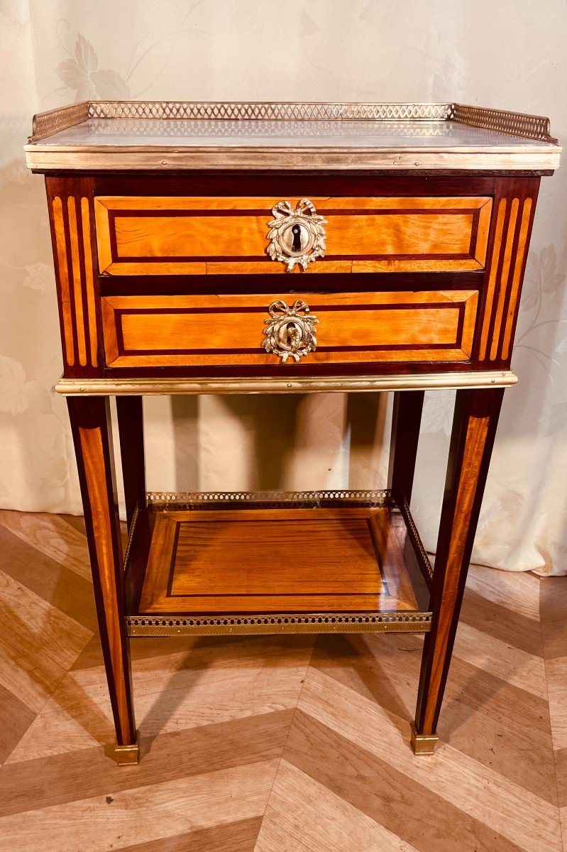 Chiffonnière Estampillée C.C. SAUNIER ( 1735-1807 )    18ème Siècle -photo-3