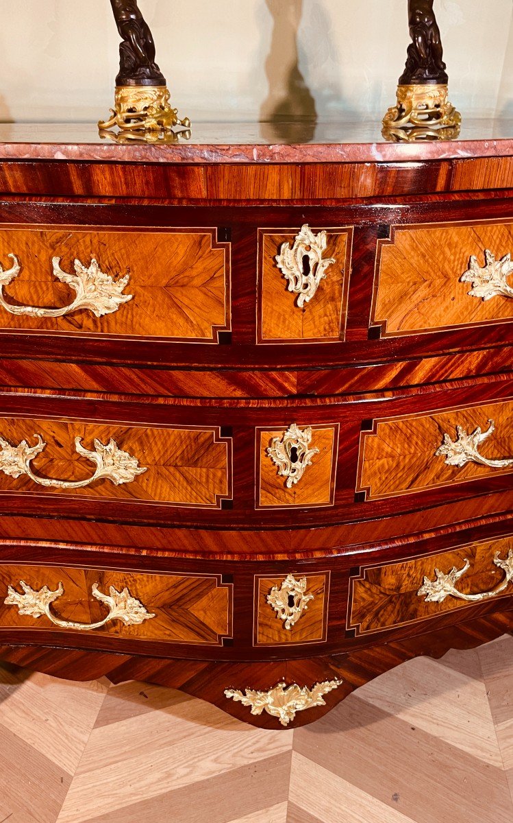 Commode Louis XV , Epoque 18ème -photo-3