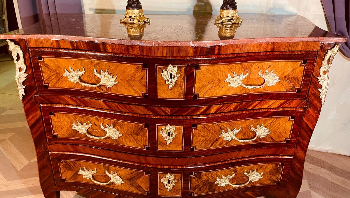 Commode Louis XV , Epoque 18ème -photo-6