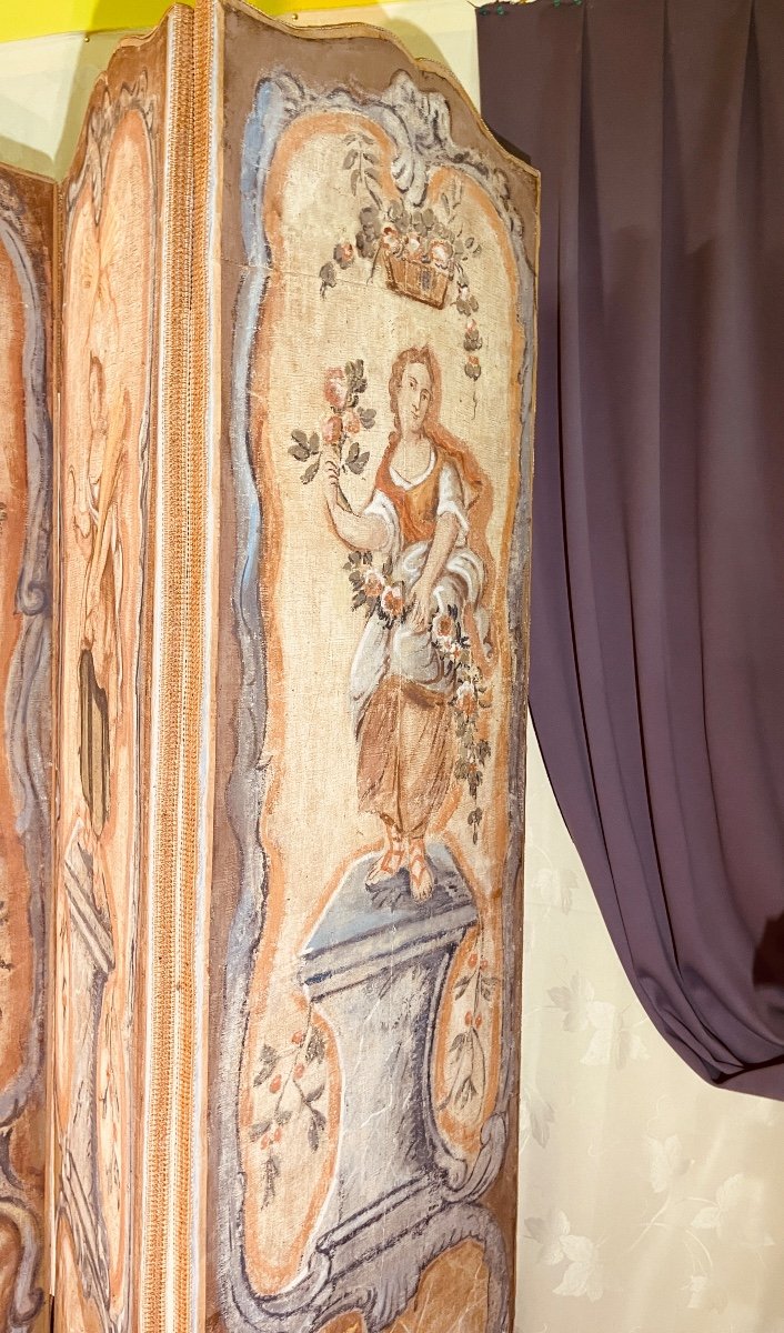 Screen With 4 Leaves, 18th Century -photo-1