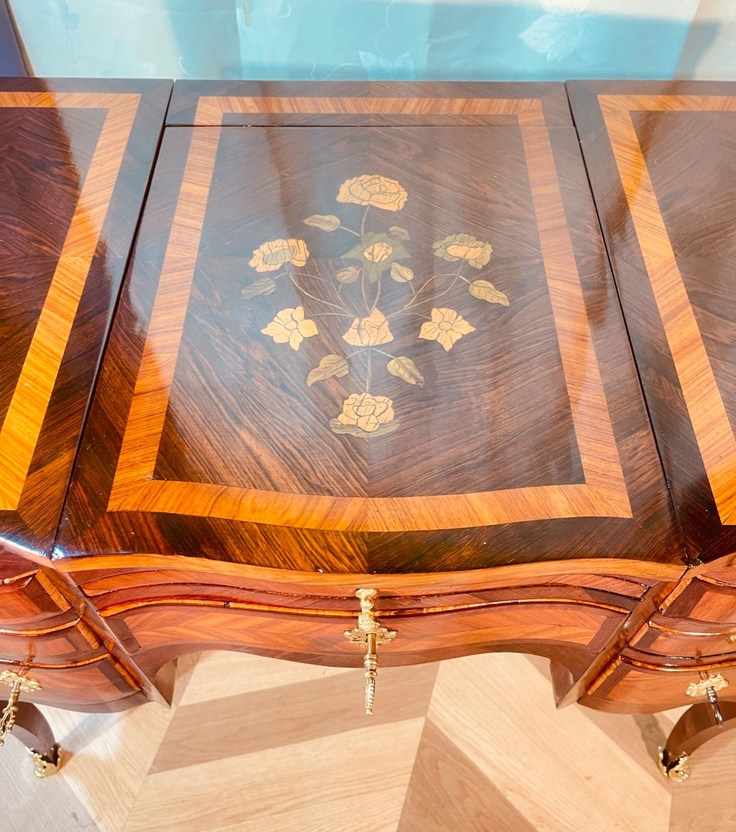 Dressing Table Stamped M. Criaerd (1689-1776) 18th Century -photo-2