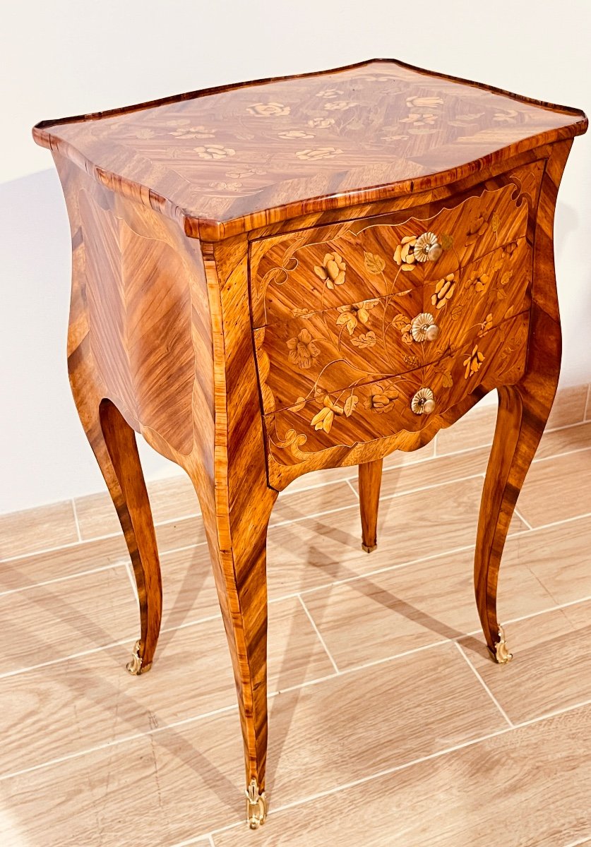 Louis 15 Chiffonier, Stamped Simon Oeben, 18th Century -photo-1