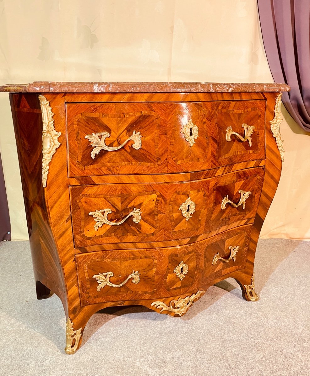 Commode Estampillée Jacques DUBOIS  ( 1693-1763) 18eme -photo-2