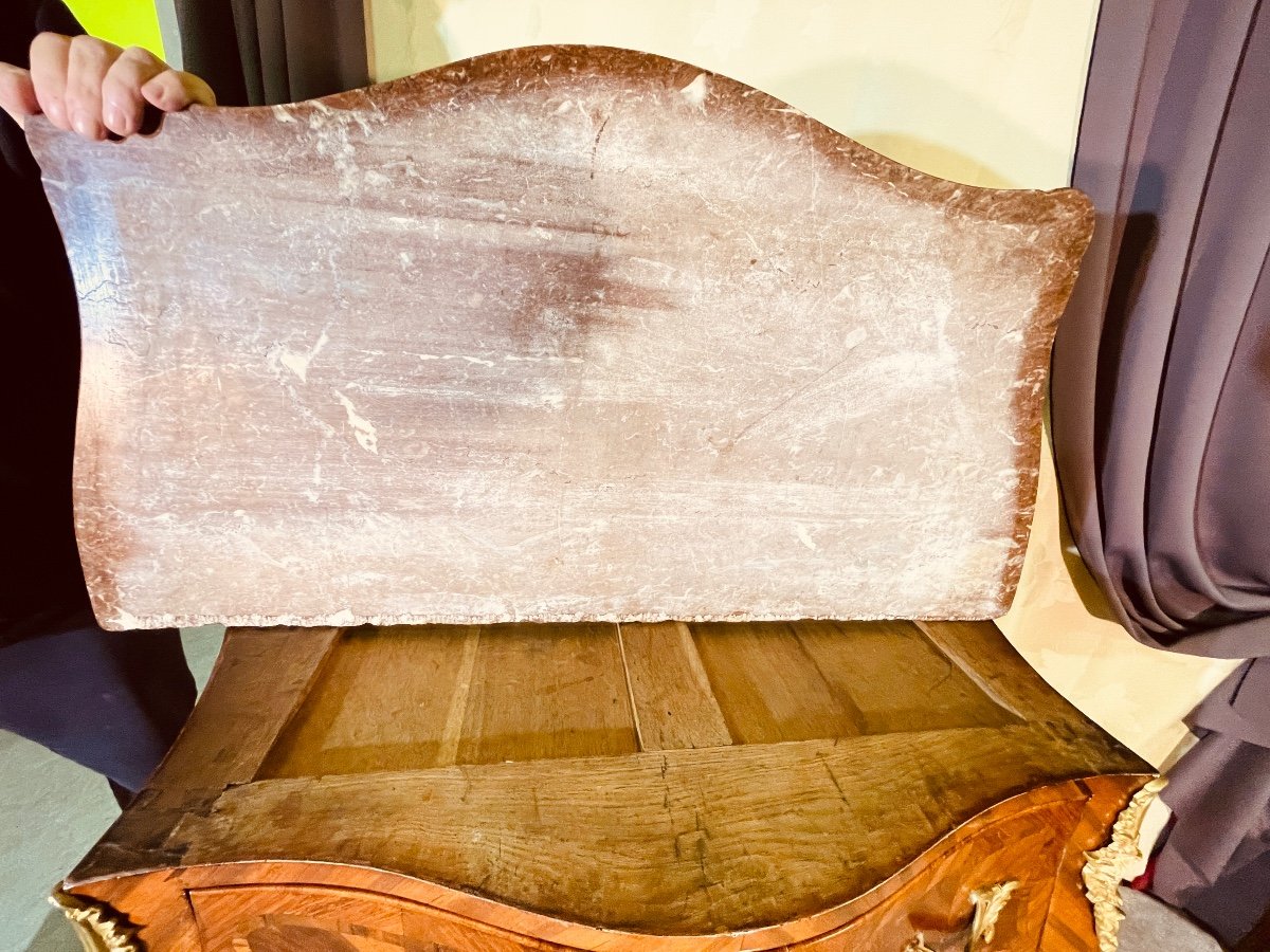 Commode Estampillée Jacques DUBOIS  ( 1693-1763) 18eme -photo-6