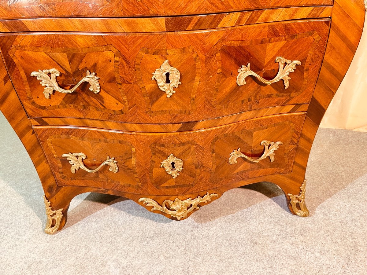Commode Estampillée Jacques DUBOIS  ( 1693-1763) 18eme -photo-7