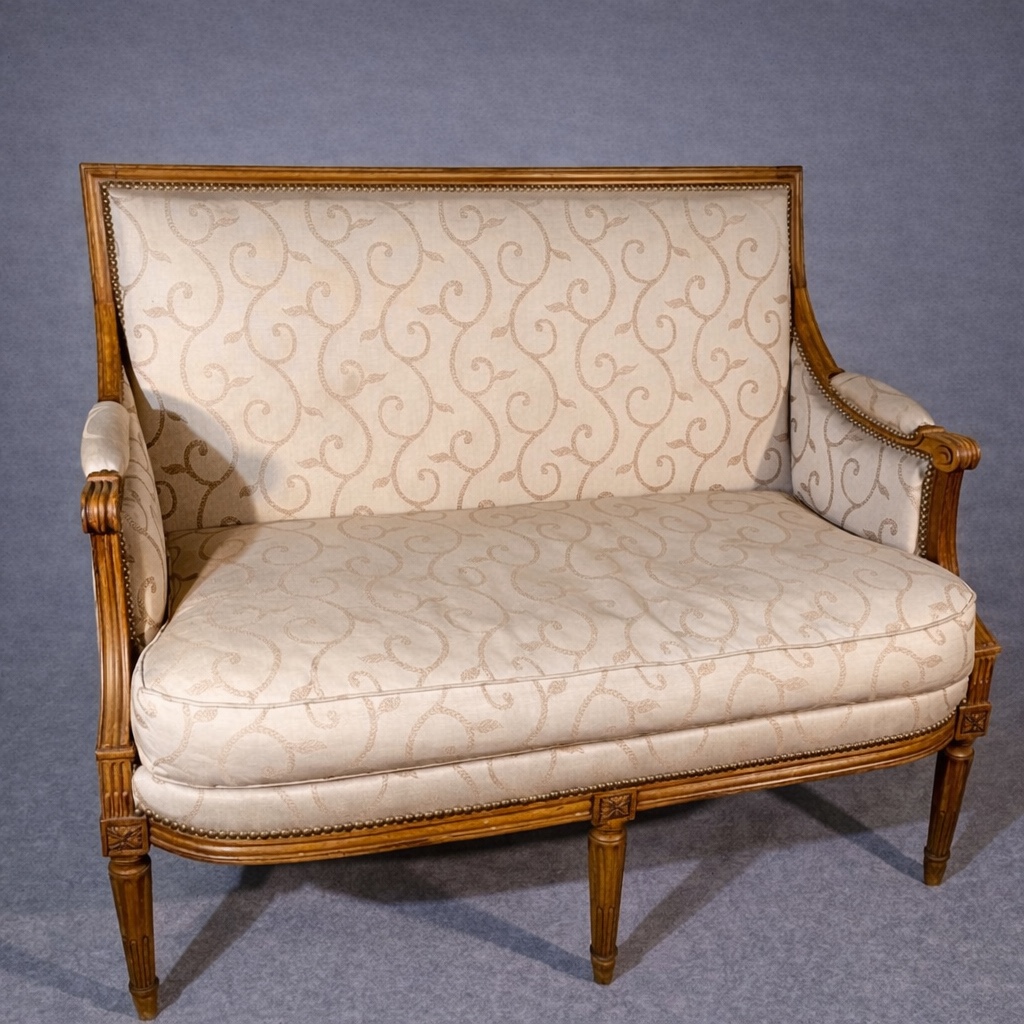 Bench Stamped Ib Séné (1747-1803) 18th Century 