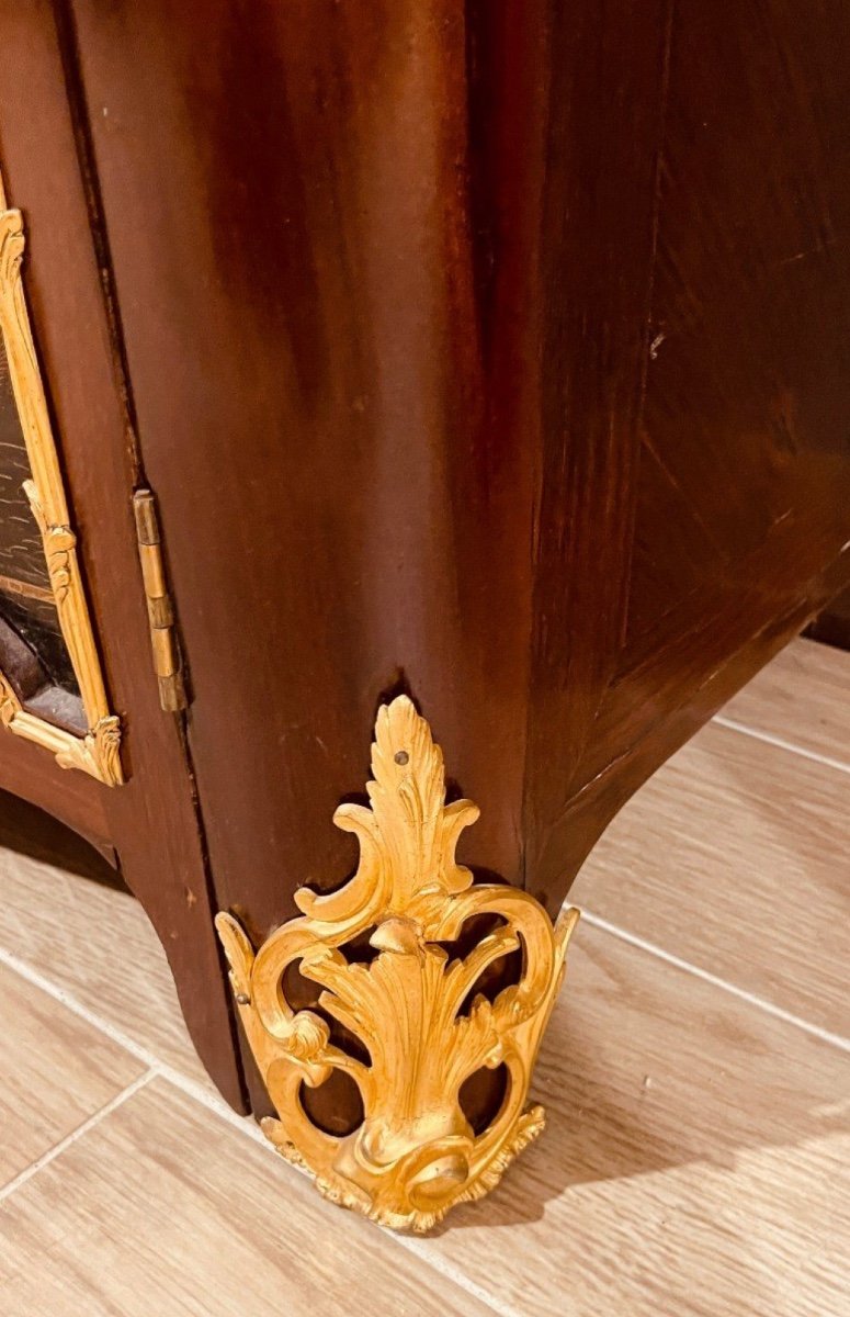 Louis XV Furniture In European Lacquer, 18th Century-photo-2