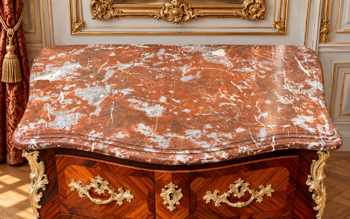 Commode Louis 15 Estampillée J. POPSEL , 18eme -photo-3