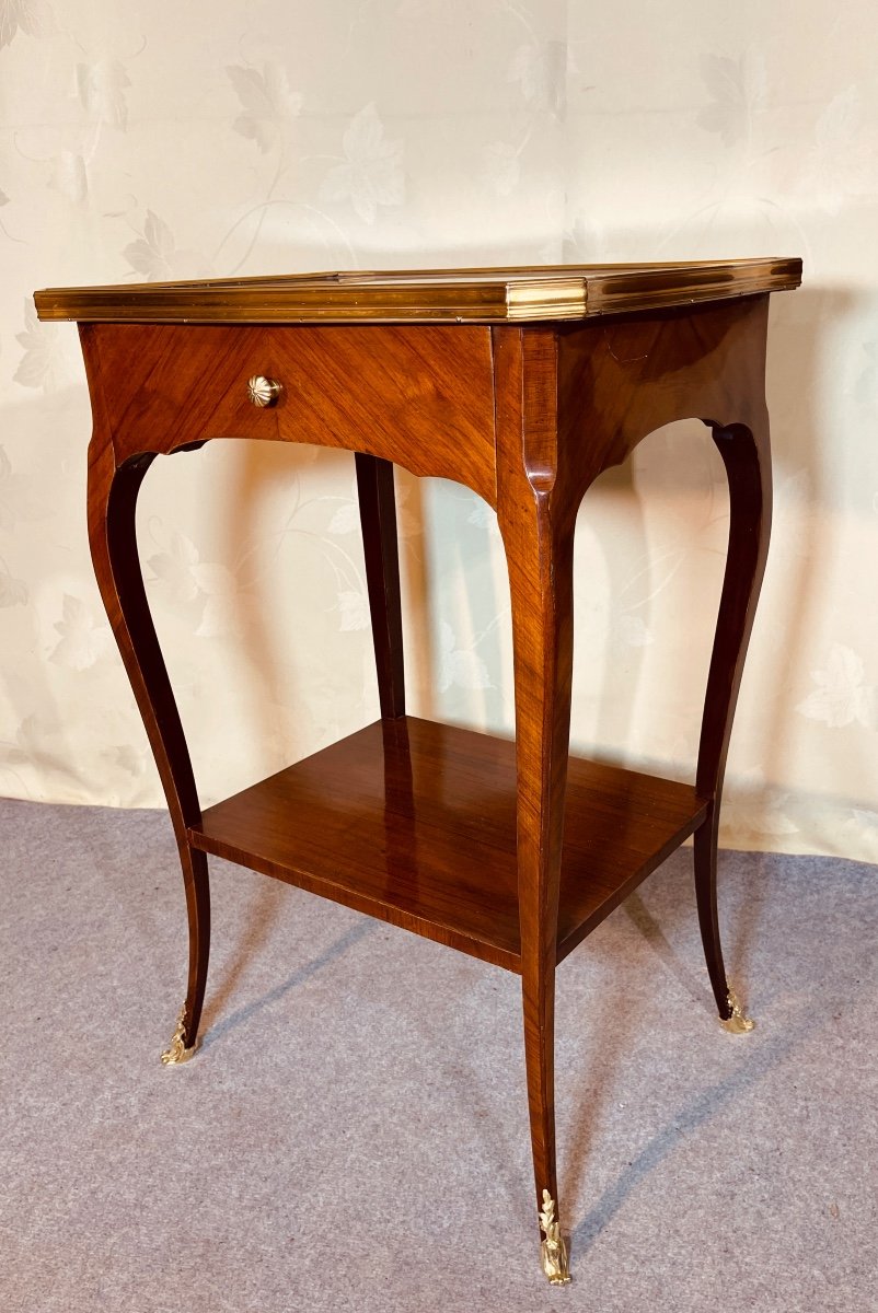 19th Century Veneer Coffee Table -photo-5
