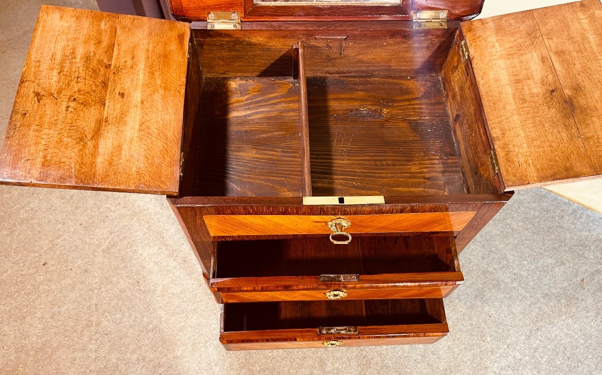 Louis XV Chiffonnier, Stamped Reizell, 18th Century -photo-1