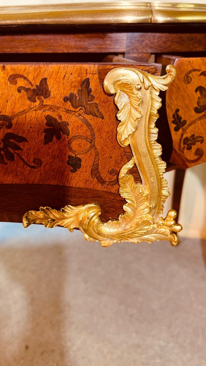 Louis XV Desk With Mustaches, 19th Century -photo-4