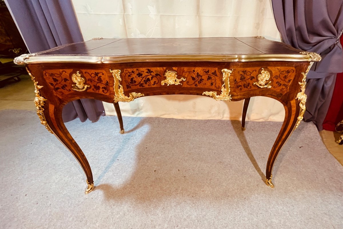 Louis XV Desk With Mustaches, 19th Century -photo-7