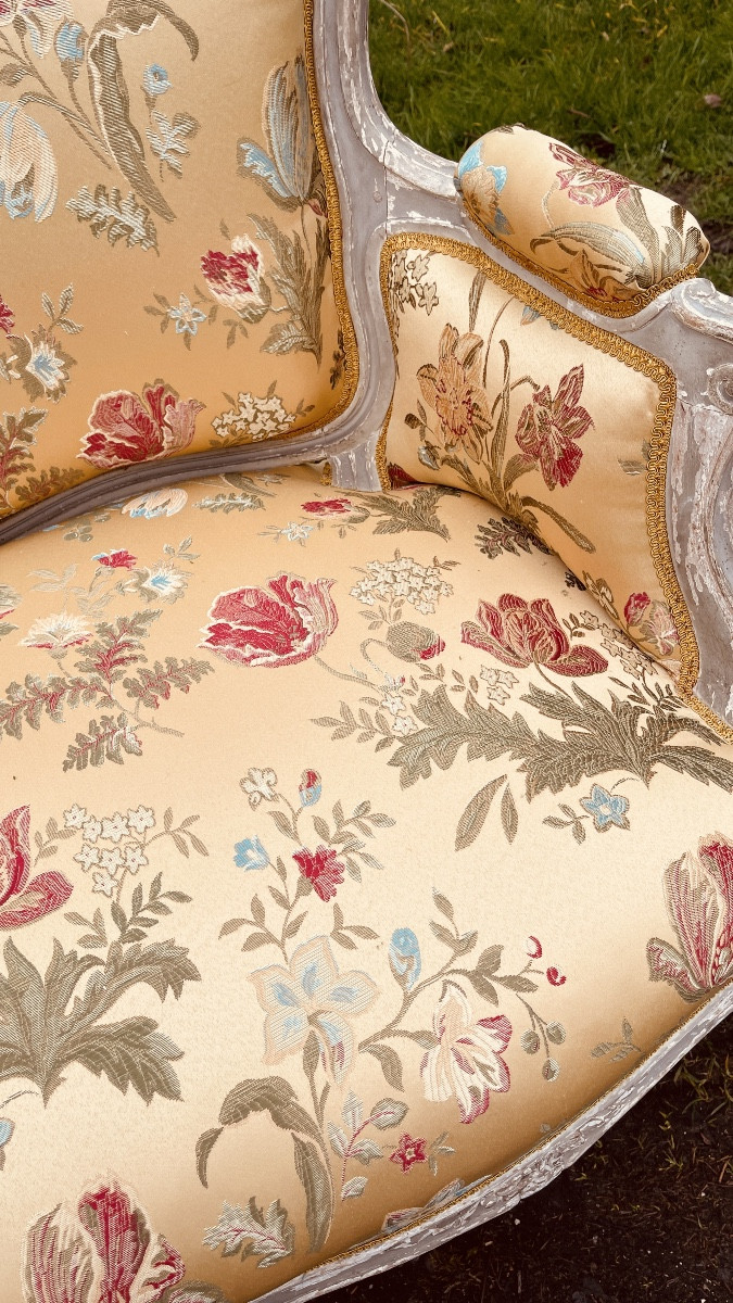 Pair Of Louis XV Period Sofas, In Night Light -photo-4