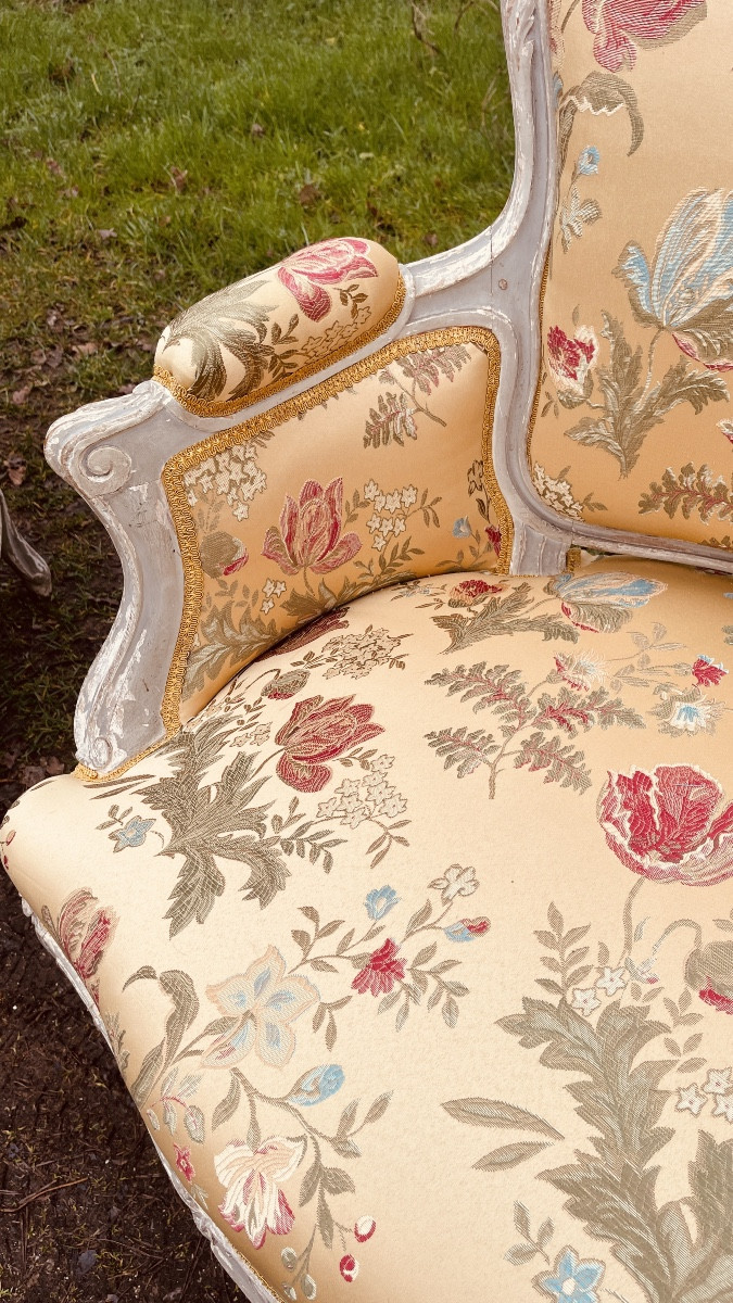 Pair Of Louis XV Period Sofas, In Night Light -photo-5