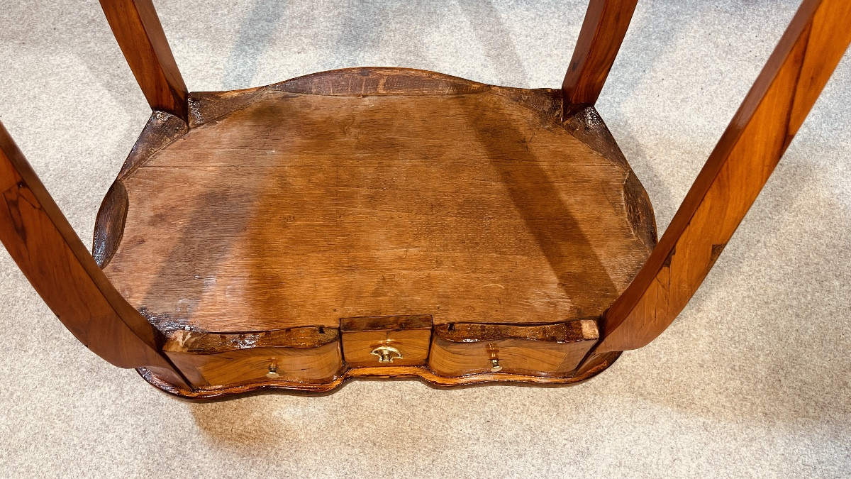 Table De Salon Galbée  Louis XV , époque XVIIIe -photo-5