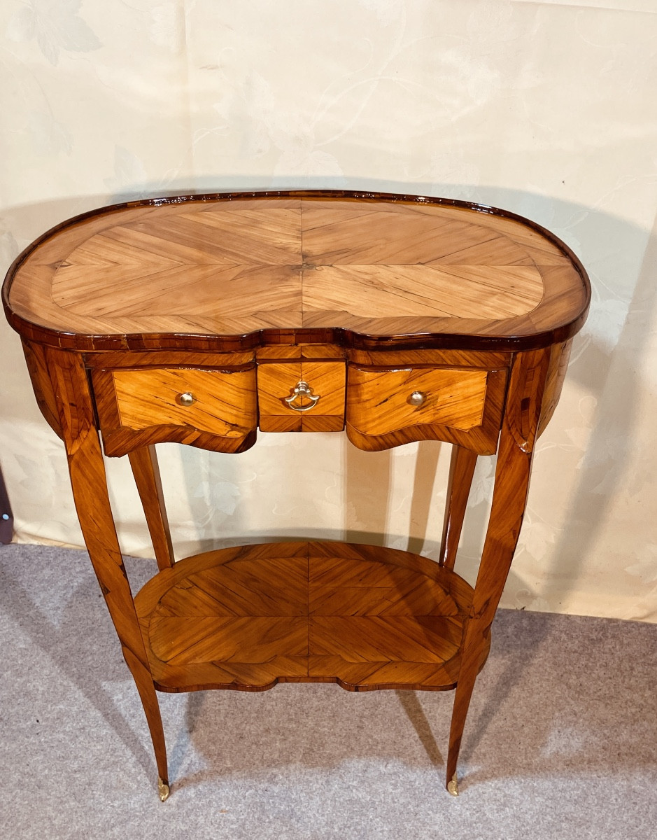 Table De Salon Galbée  Louis XV , époque XVIIIe -photo-8