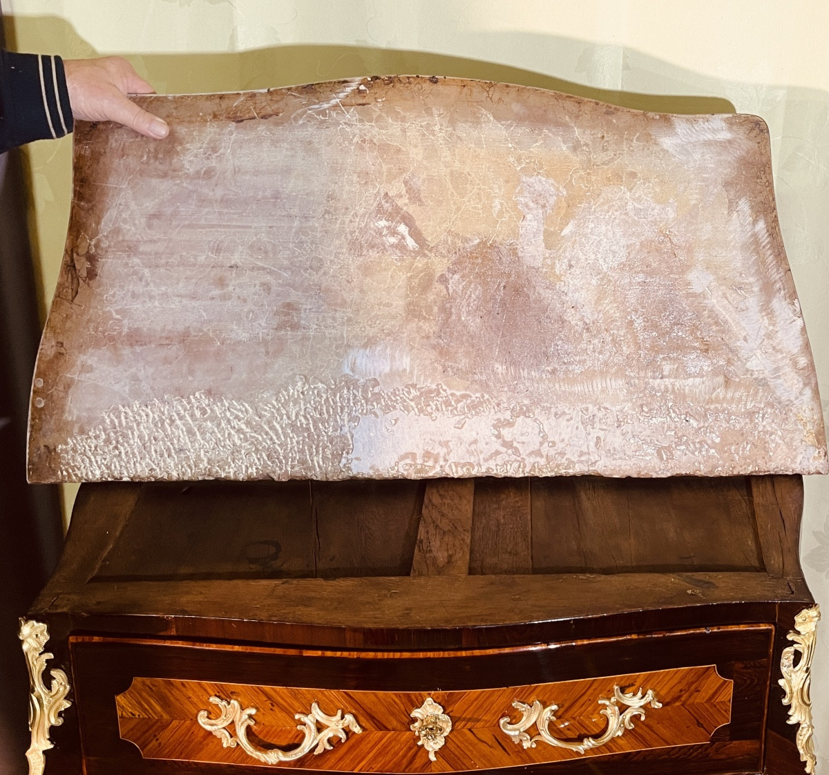 Louis XV Chest Of Drawers, Stamped Birclet (1735-1776)-photo-7