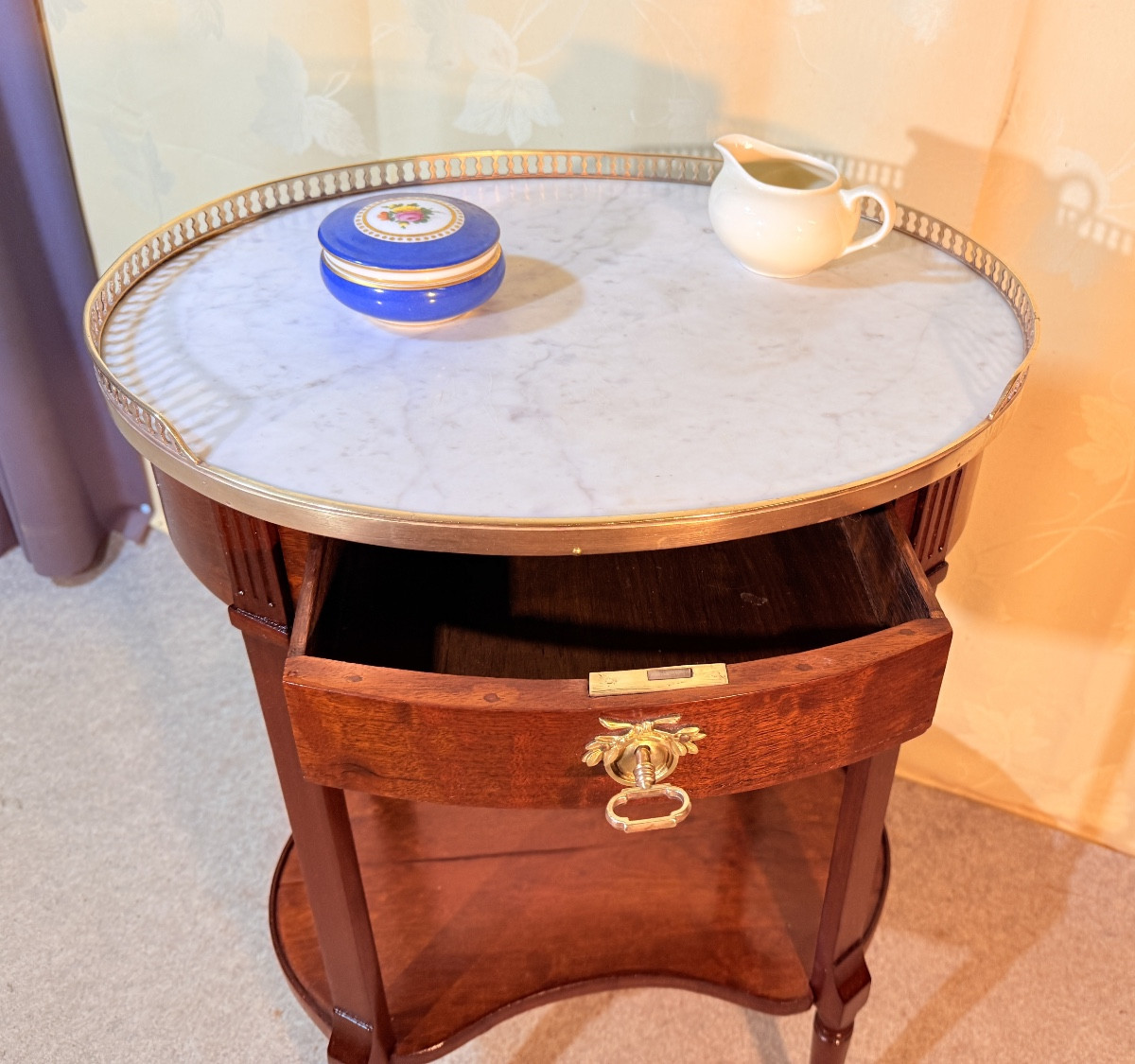Louis XVI Mahogany Chest Of Drawers, 18th Century -photo-5