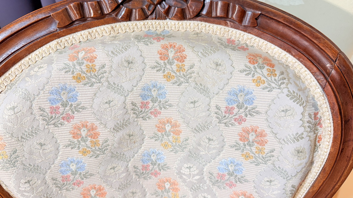 Pair Of Chairs Stamped I. Cheneaux, 18th Century Period -photo-8