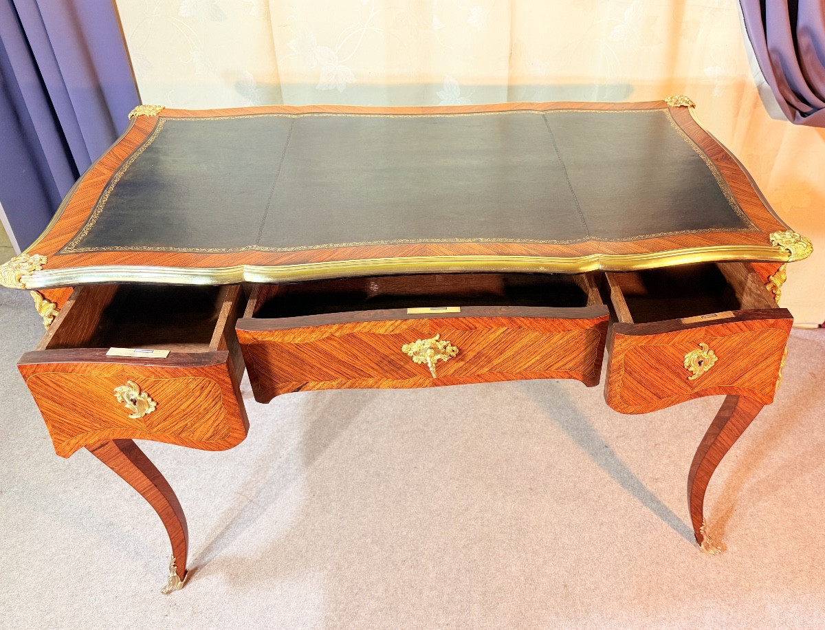 Bureau Louis XV , Époque XIXeme Siècle -photo-1