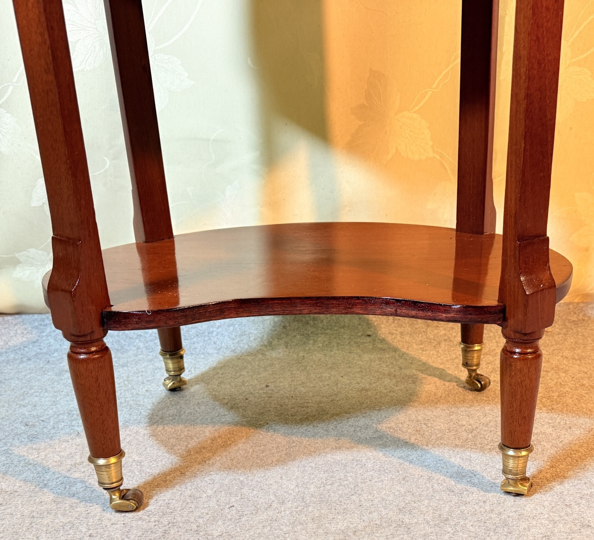 Table De Salon En Acajou , Époque XVIIIe Siècle -photo-3