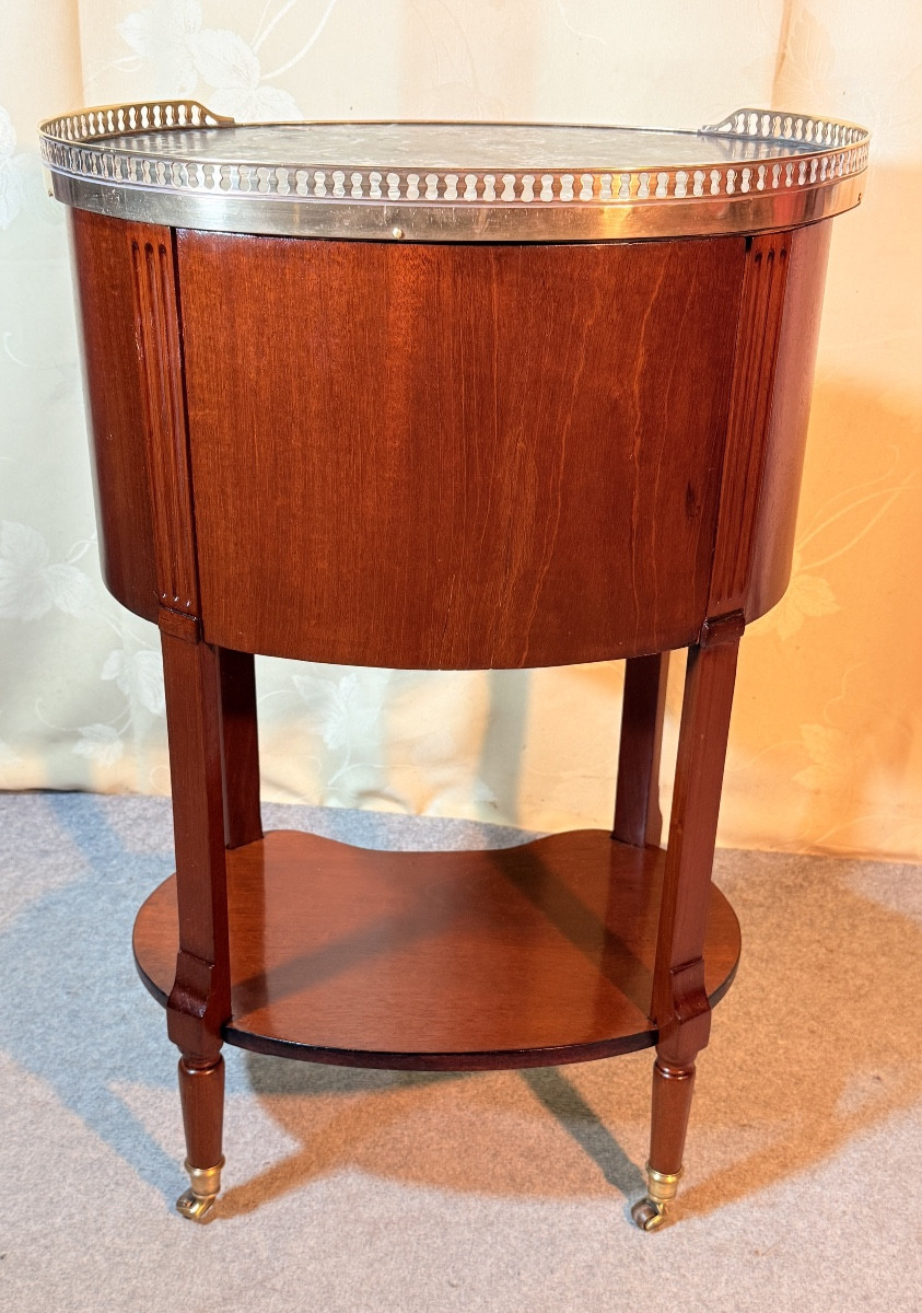 Table De Salon En Acajou , Époque XVIIIe Siècle -photo-3
