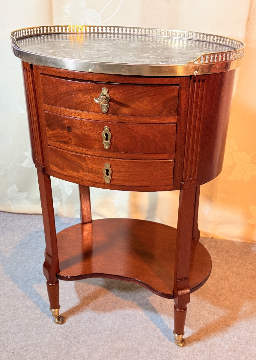 Table De Salon En Acajou , Époque XVIIIe Siècle 