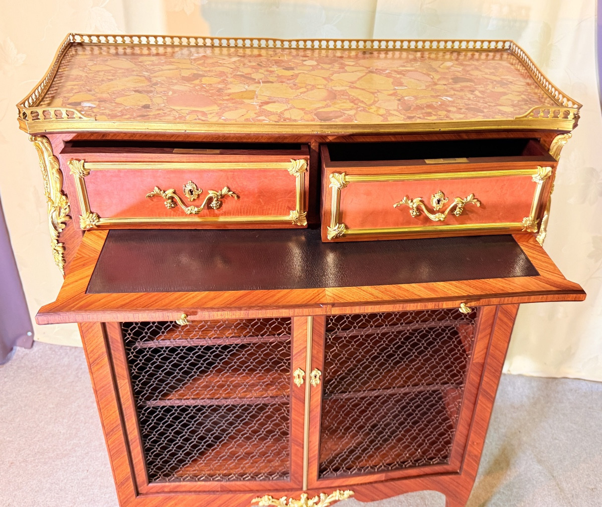 Furniture Signed Paul Sormani. (1817-1877). 19th Century -photo-3