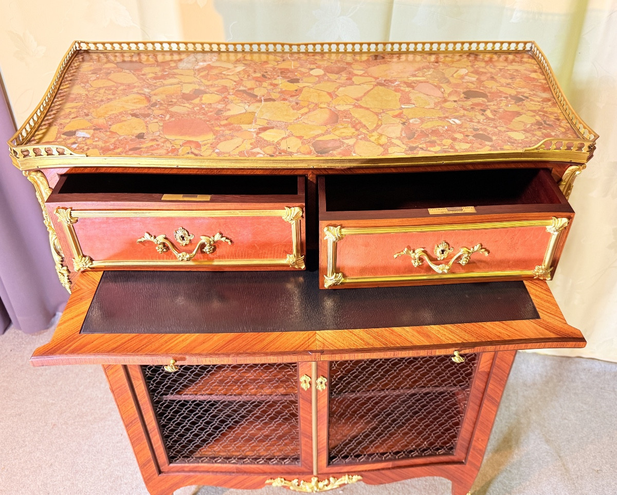 Furniture Signed Paul Sormani. (1817-1877). 19th Century -photo-8