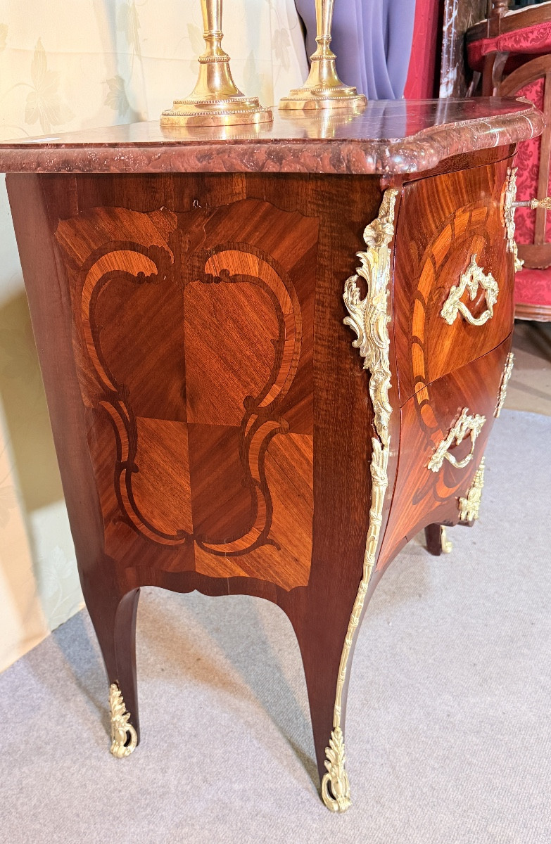 Commode Estampillée Pierre MIGEON V ( III ) 1733-1775 , Époque XVIIIe -photo-2