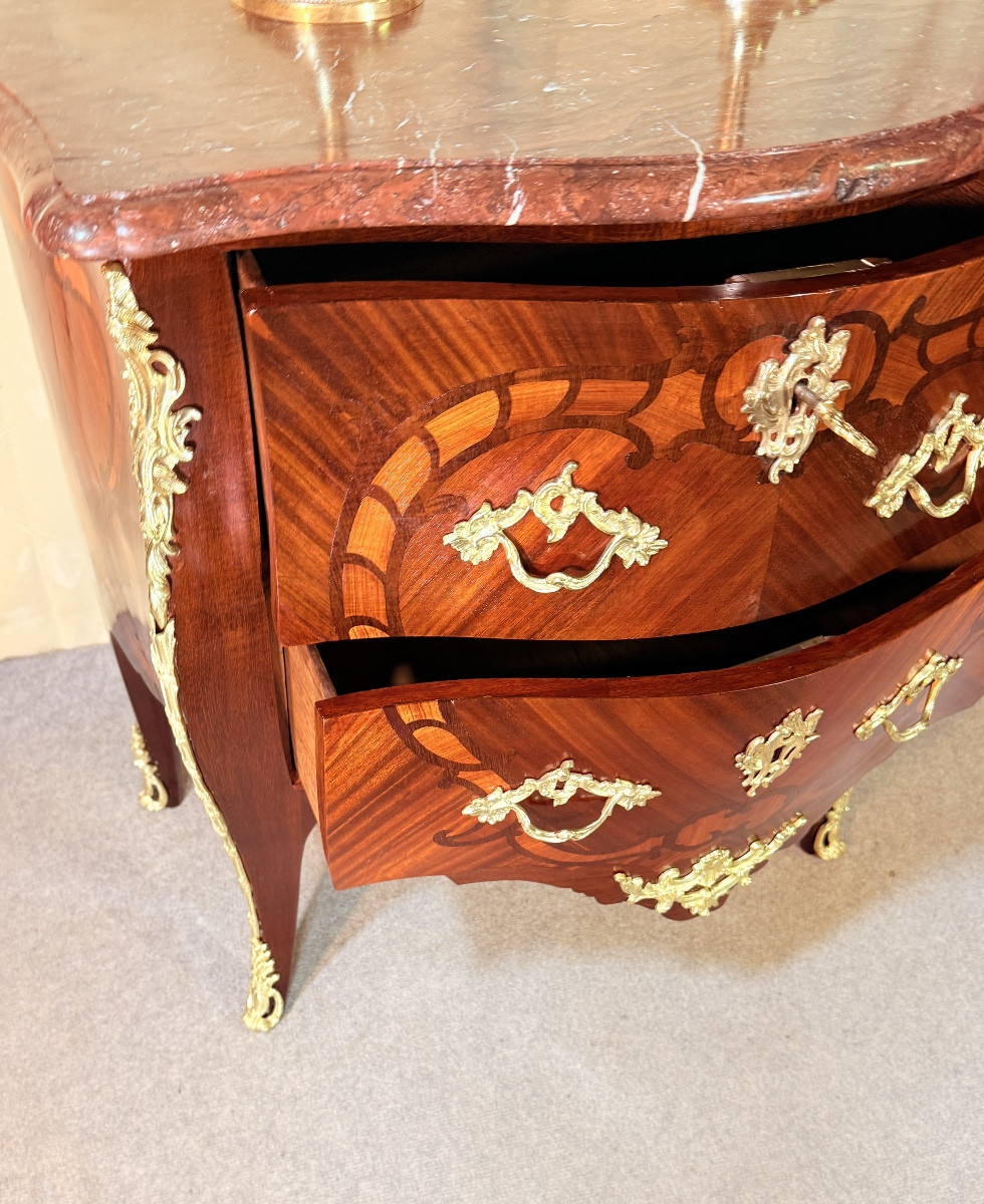 Commode Estampillée Pierre MIGEON V ( III ) 1733-1775 , Époque XVIIIe -photo-4