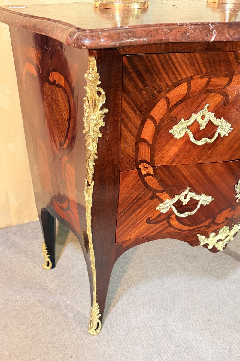 Commode Estampillée Pierre MIGEON V ( III ) 1733-1775 , Époque XVIIIe -photo-4