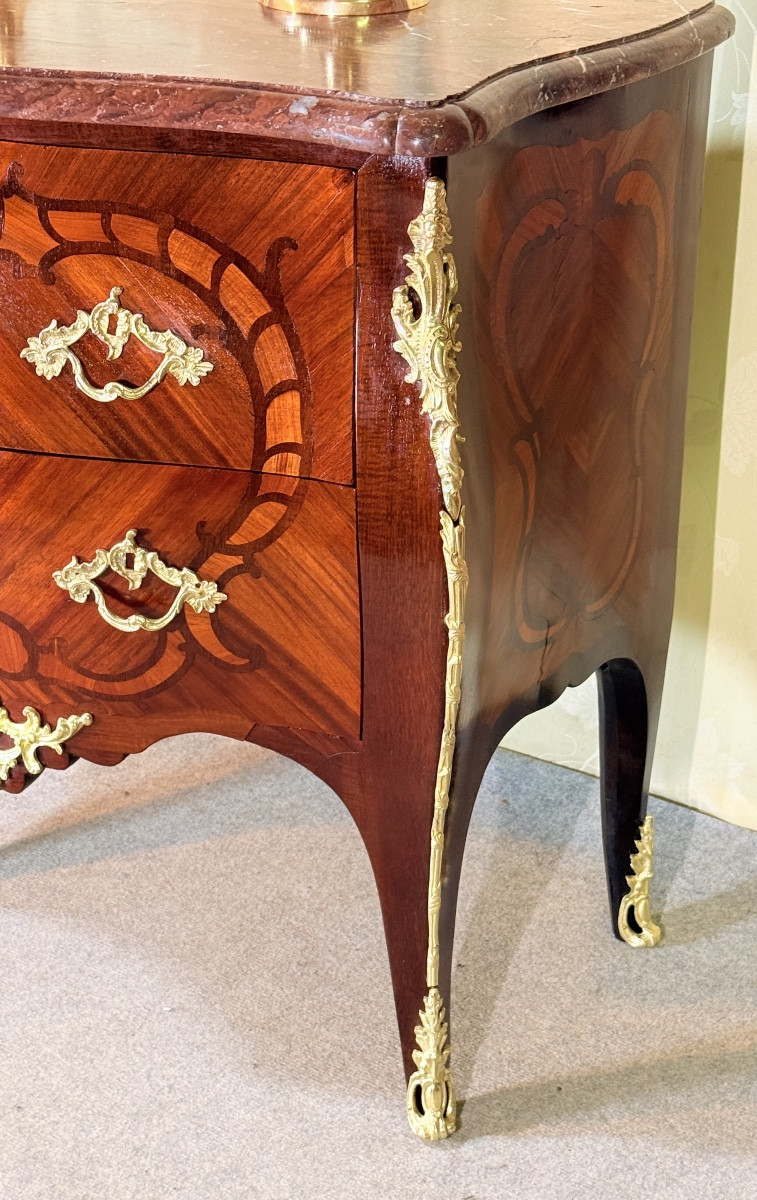 Commode Estampillée Pierre MIGEON V ( III ) 1733-1775 , Époque XVIIIe -photo-5