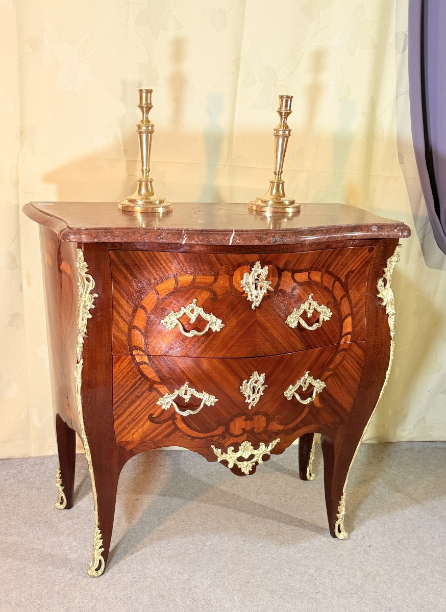 Commode Estampillée Pierre MIGEON V ( III ) 1733-1775 , Époque XVIIIe -photo-7