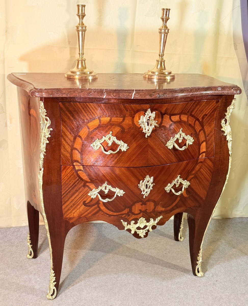 Commode Estampillée Pierre MIGEON V ( III ) 1733-1775 , Époque XVIIIe 