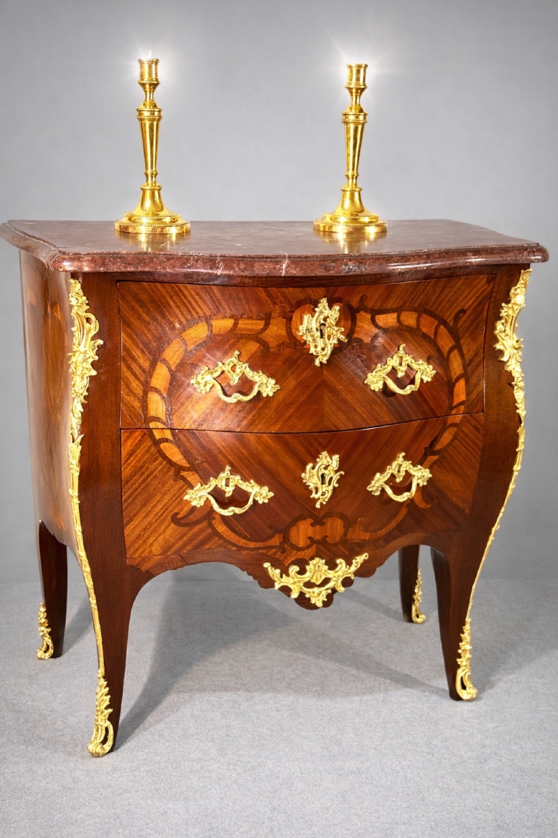 Commode Estampillée Pierre MIGEON V ( III ) 1733-1775 , Époque XVIIIe 