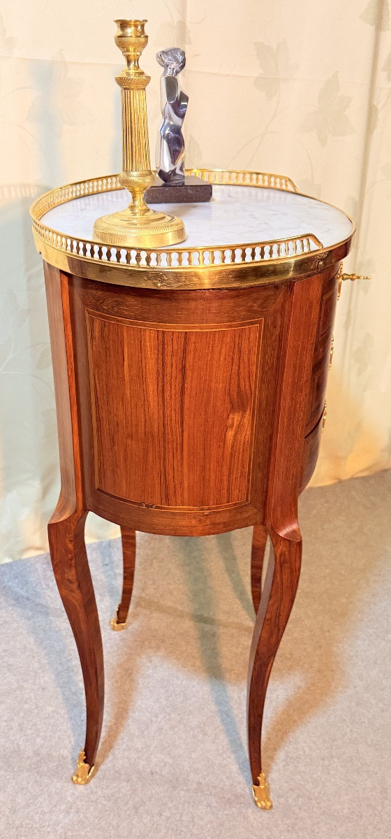 Table De Salon   , Estampillée L. AUBRY , XVIIIe Siècle -photo-1