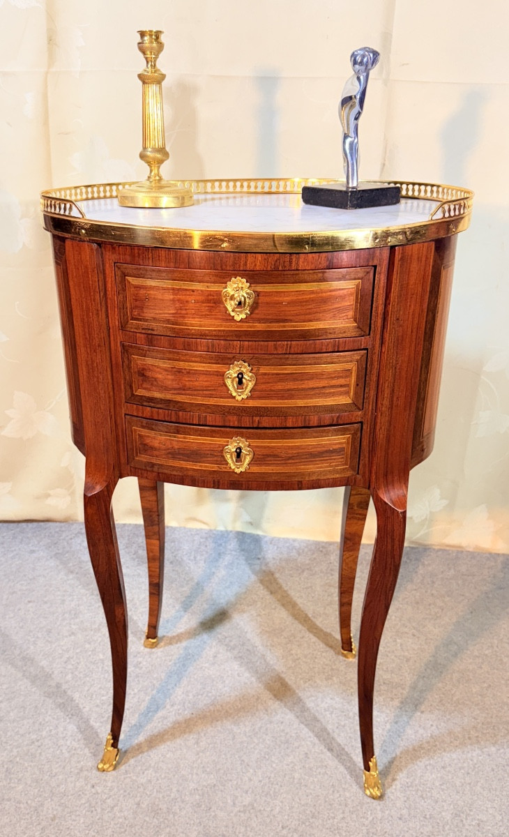 Table De Salon   , Estampillée L. AUBRY , XVIIIe Siècle 