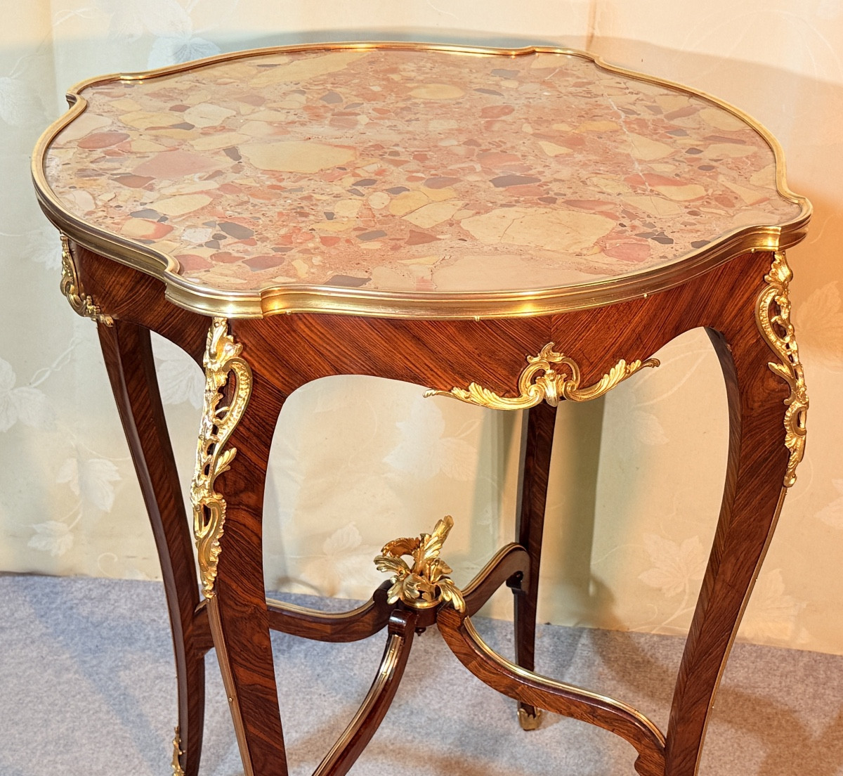 Guéridon Attr à François LINKE ( 1855-1946 ) -photo-5