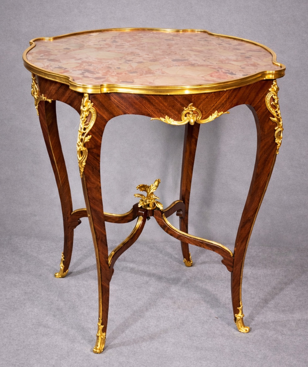 Guéridon Attr à François LINKE ( 1855-1946 ) 