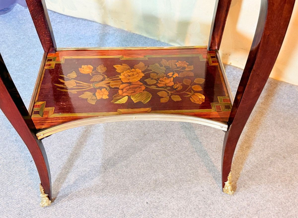 Chiffonnière Table Stamped C. Topino, From The 18th Century -photo-7