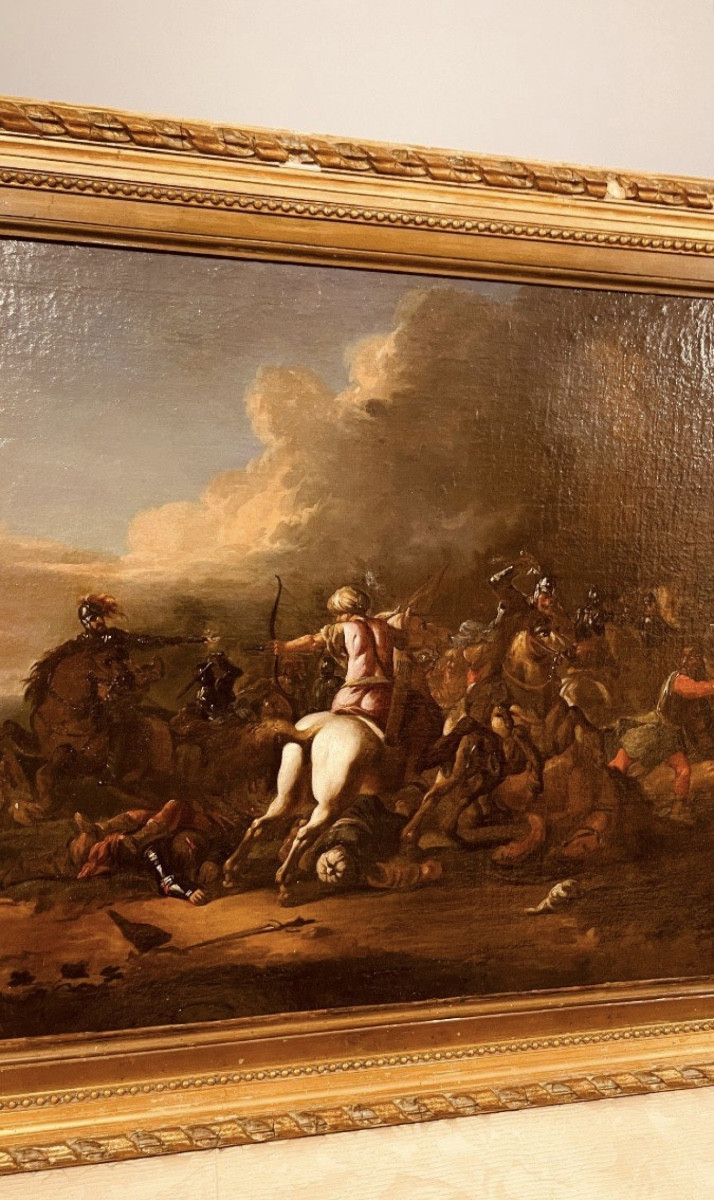 Tableau 17eme Pandolfo RESCHI ( 1643-1699) -photo-2